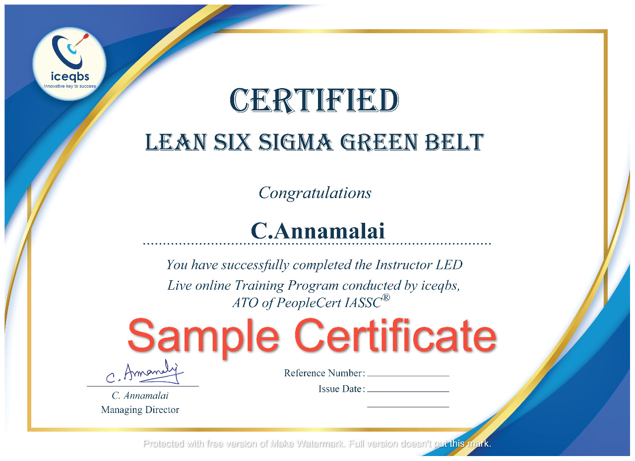 Lean Six Sigma Certifications AIGPE 51 OFF