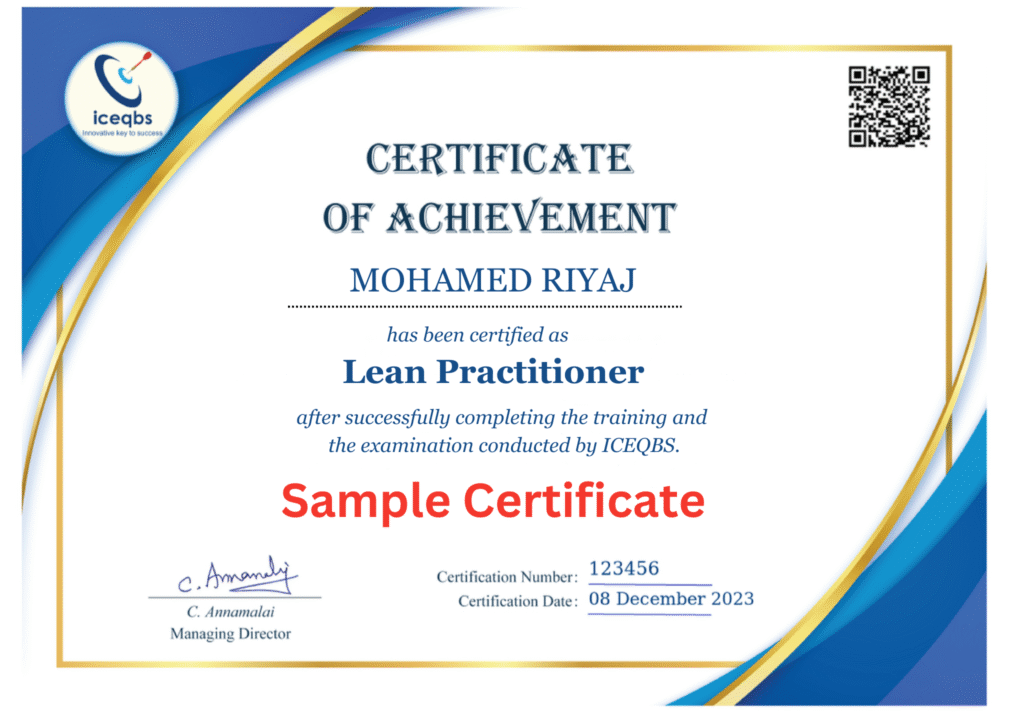 Certified Lean Practitioner